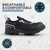 FUEL Reevon-01 Safety Shoes with Fabric Upper, Nitrile Rubber Sole & Non-Metallic 200J Toe Cap(Size-6)