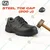FUEL Spear-SD Genuine Leather Safety Shoes for Men Industrial PU Single Density Sole, Steel Toe(Size-6)