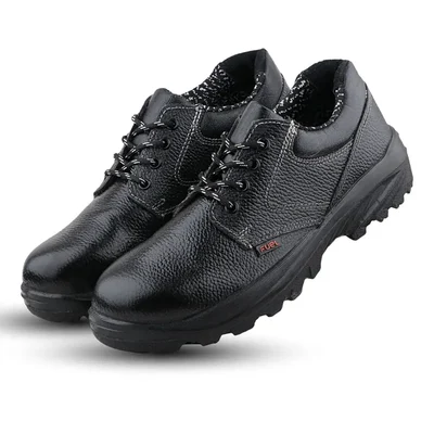Fuel Squad DD PU Single Density Sole Industrial Safety Shoes for Men with 200J Steel Toe(Size-6)