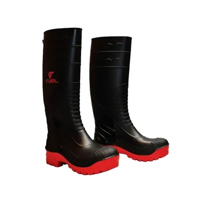 Fuel Thor Gumboot with Steel Toe, Double Density PVC Sole(Size-6)