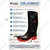 Fuel Thor Gumboot with Steel Toe, Double Density PVC Sole(Size-6)