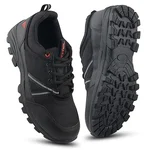 FUEL Wings Synthetic + PVC Coated Polyester Fabric Safety Shoes for Men with Industrial Steel Toe, PVC Double Density Sole