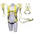 Prima Full Body Safety Harness With Double Lanyard, Double Hook & Rope