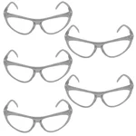 Super Safety Non Coated Anti-fog Curve Shape Full Rim Safety Goggles With 99.9% UV Protection