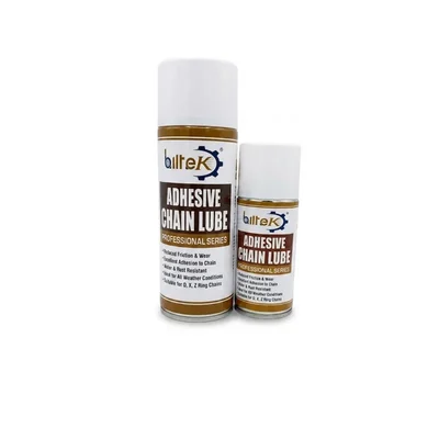 Biltek Professional Series Fully Synthetic Adhesive Chain Lube Spray for O-Ring X-Ring Z-Ring Motorcycle Chains
