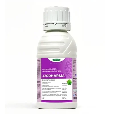 Katyayani Azodharma, Azoxystrobin 18.2%, Difenoconazole 11.4% SC, Broad Spectrum Fungicide To Control Fungal Diseases (4 x 250 ml)