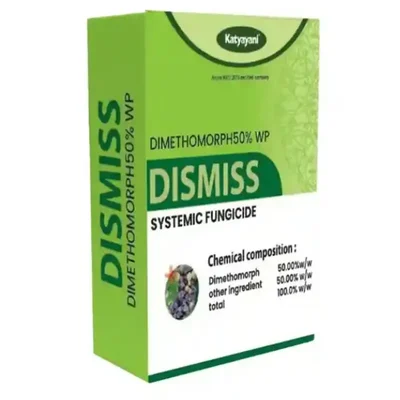 Katyayani Dismiss, Dimethomorph 50% WP, Chemical Fungicide To Control Fungal Diseases & Maintain Plant Quality(Pack-1 x 200 g)