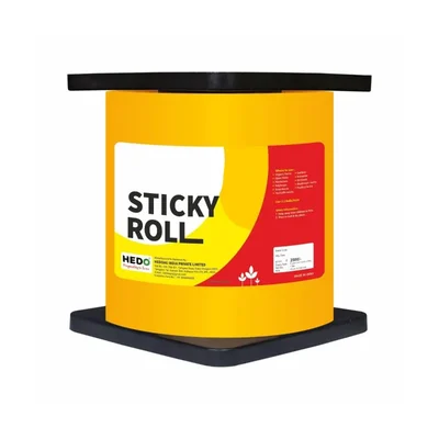 HEDO Small Yellow Sticky Roll (15CmX100m)|DoubleSided Glue Ribbon for Flying Insect and Sucking Pest Control
