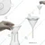 Bello 2 Pcs 35 mm Dia Polypropylene Funnel for Liquid Transfer