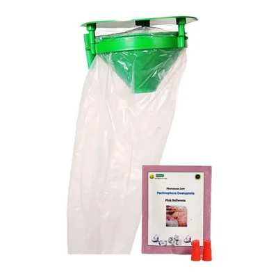 WAVAR Funnel Trap with Pectinophora Gossypiella | Pink Bollworm(Pack-6 Traps with 6 Lures)