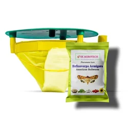 SK Agrotech Funnel Trap with American Bollworm Lure (Helicoverpa Armigera)(Quantity-5 Traps and 5 Lures)
