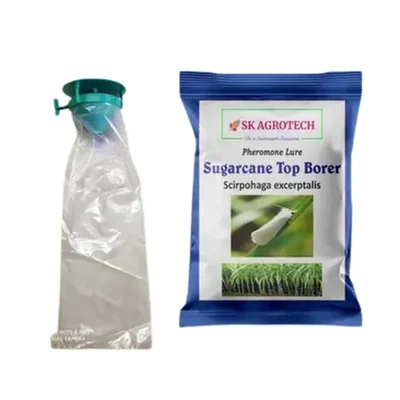 SK Agrotech Funnel Trap with Sugarcane Top Borer Lure (Scirpophaga Excerptalis)(Quantity-5 Traps and 5 Lures)
