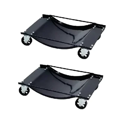 GALLOP 450 Kg (1000 Lbs) Capacity Wheel Dolly Black, KC1000WD (Pack of 2)