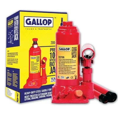 Gallop 10 Ton Bottle Jack -Max. Lifting Height 385mm for commercial, transportation & construction industries vehicles