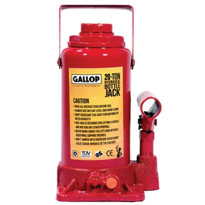 Gallop 20 Ton Hydraulic Bottle Jack - Adjustable Height 225mm to 425mm for Trucks, Buses & Construction Vehicles- KC1009