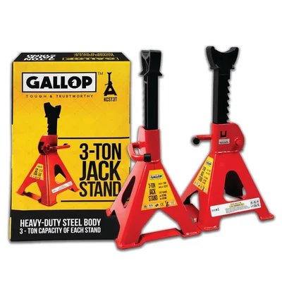 Gallop 3 Ton Portable Jack Stand With Adjustable Height - 430 mm Max. Height (KCST3T)