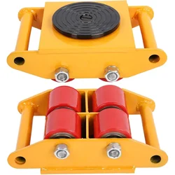 GALLOP 6 Ton (6000 kg) Cargo Trolley With 4 Nylon Wheels- 290x215x105mm, 11 kg Weight, KC-TCGT06