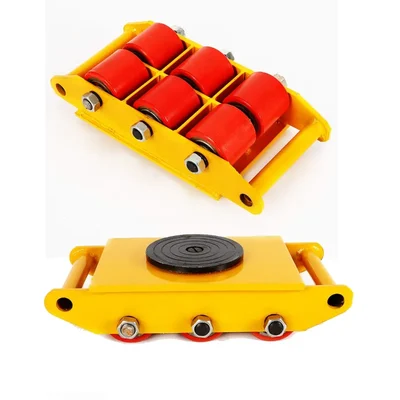 GALLOP 8 Ton (8000 kg) Cargo Trolley With 6 Nylon Wheels - 380x215x105mm, 16.5 kg Weight, KC-TCGT08