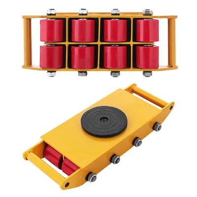 GALLOP 12 Ton (12000 kg) Cargo Trolley With 8 Nylon Wheels- 475x215x105mm, 21.6 kg Weight, KC-TCGT12