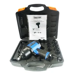 Gallop 1/2 inch Air Impact Wrench Kit, 8000 RPM Speed and 750 Nm Max. Torque (G-PIW01C)