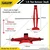 Gallop Quicklift 1.5 Ton Scissor Jack With Adjustable Height - 410 mm Max. Height (G-SJ1.5T)