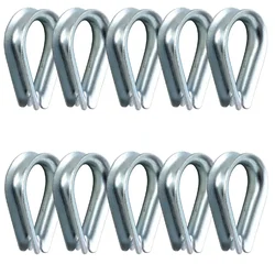 Heavy Duty Galvanized Steel Wire Rope Thimble (Size-AfmBOopUH0RDg4FcUP5UZ21aoalalH-V2SpPMIlqPwPtebhxHSPjfTBh,Pack-10 Pcs)