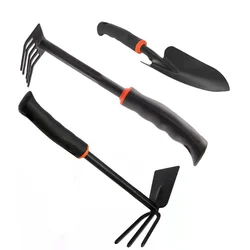 DAP Set of a Hand Rake, Cultivator-Hoe and a Hand Trowel | Used for Cultivation/Garden Maintenance - 3 Tools