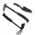 DAP Set of a Hand Rake, Cultivator-Hoe and a Hand Trowel | Used for Cultivation/Garden Maintenance - 3 Tools