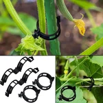 Ecofynd 200 Pcs Plant Support Garden Clips, Garden Trellis Clips, Fruits, Flower to Grow Upright and Healthier (Black)