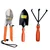 Globus Garden Tool Combo Kit, Garden Pruner, Cultivator, Big Trowel (Set Of 3 Pcs)