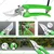 Jaiveer Garden Tools Set of a German Pruner, Double Cut Pruner, Garden Fork, Khurpi and a Scissor | Used for Gardening
