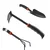 DAP Set of a Hand Cultivator, Hand Rake and a Hand Transplanter | Used for Cultivation/Garden Maintenance - 3 Tools