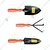 Globus Garden Tool Combo Kit, Cultivator, Big and Small Trowel (Set Of 3 Pcs) For Cultivating The Soil and Weeding