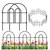 Ecofynd 5 Pack Decorative Garden Fence 1.08ft(H) X 1.5ft(L), Rustproof Metal Wire Fencing Flower Bed Animal Barrier