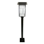 Premium Quality 3 Feet Solar Garden Light with 5W Solar Panel Gate Light For Outdoor Usage and Garden Decoration