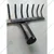 Garden Rake 10-Teeth Metal Head Hand Cultivator Without Handle for Gardening (Pack of 3)