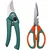 AGT Garden Tools Combo Kit of a Gardening Pruner and Gardening Scissor | Used for Small-Scale Gardening Processes (2 Tools