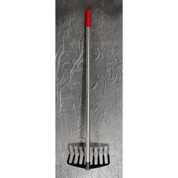 DAP 9 Teeth Garden Rake With 91 cm Metal Handle for Lawn and Gardening Purpose