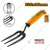 INGCO HFTF38 Carbon Steel Garden Spading, Digging Fork