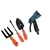 AGT Garden Tools Combo Kit of a Hand Weeder, Garden Fork, Trowel, and a Spray Gun | Used for Gardening Purposes
