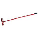 Heavy Duty Steel 4 Feet Long Handle Garden Hand Rake With 4 Inch Ten Long Pin Used For Gardening Purpose