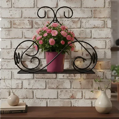Heavy Duty Plant Stand, Wall Mounted Hanging Plant Shelf For Home, Office, Garden & Balcony Decoration(Model-B0F4XV85H1)