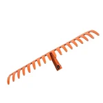 Unison Wide and Durable 18-Teeth Garden Rake Head - Versatile Yard Tool for Soil, Leaf, & Mulch Raking