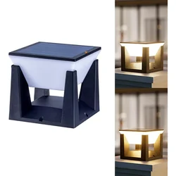 Gramstrong 5v, Waterproof Black Solar LED Light, Post Light, Outdoor Waterproof Light, Automatic Energy Saving ABS Lamp