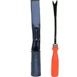 AGT Garden Tools Combo Kit of a 2 inch Khurpi and a Hand Weeder (2 Tools) | Used for Small-scale Gardening Purposes