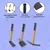 Jaiveer Garden Tools Set of a Tiller, Hoe and a Pronged Hoe | Used for Effective Gardening