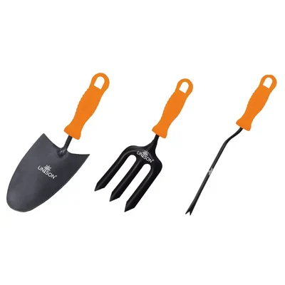 Unison Premium Quality Garden Tool Kit Set of 3 pcs Combo Pack (Fork, Weeder, Trowel)