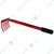 Heavy Duty Steel 15 Inches Small Handle Garden Hand Rake With 4 Inch Five Long Pin Used For Gardening Purpose