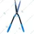 Orezen GT-018, Hedge Shear, Blue Extendable Handle With Sharp Blades For Gardening, Pruning And Farming