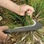 Red Build Manganese Steel Garden Sickle with Ergonomic Anti-Slip Handle 8.8" Sharp Blade Design for Efficient Cutting